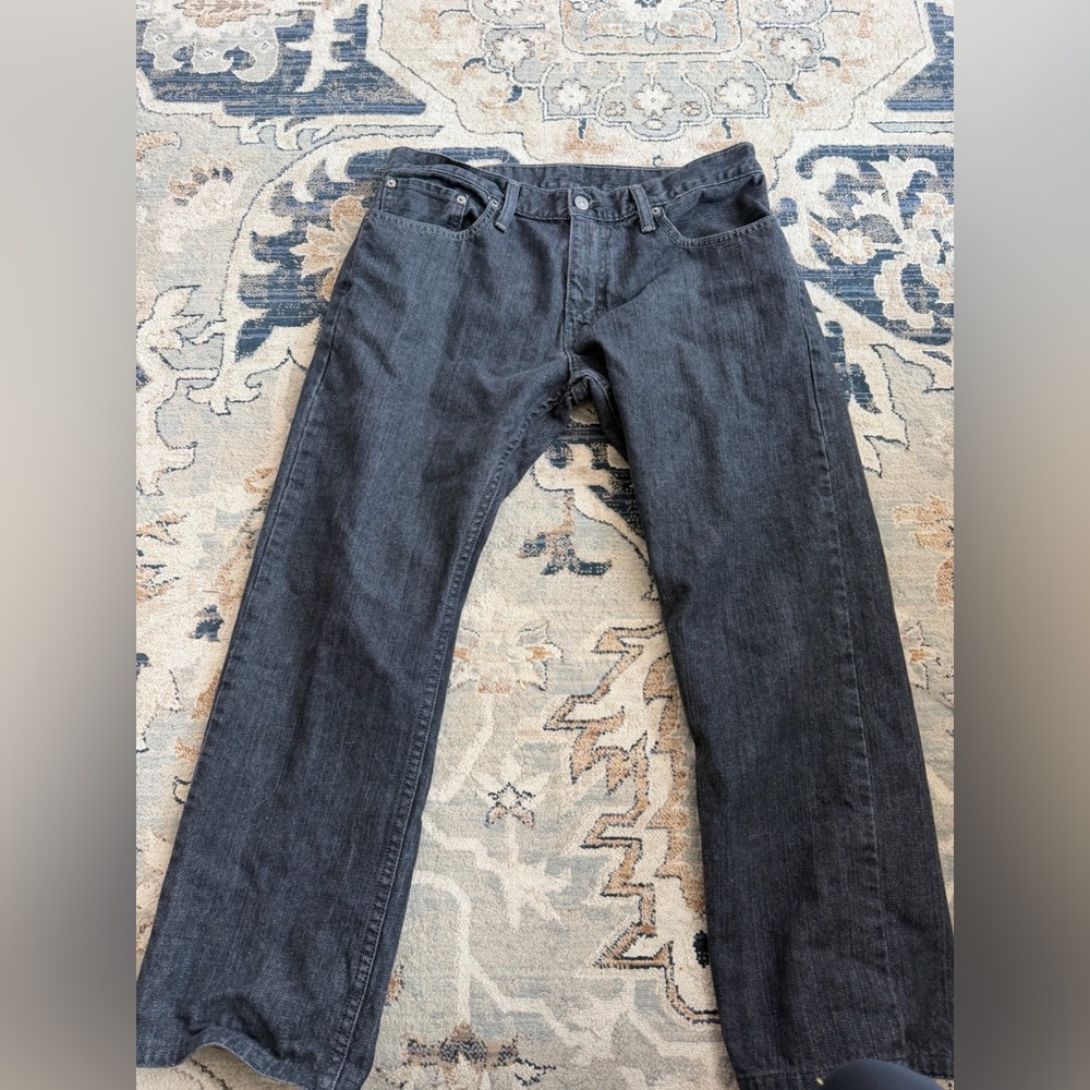 Men's Black Levi 514 Jeans